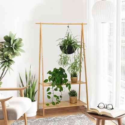 Bamboo Clothing Rack