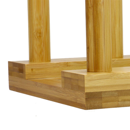 Bamboo Boot Storage Rack