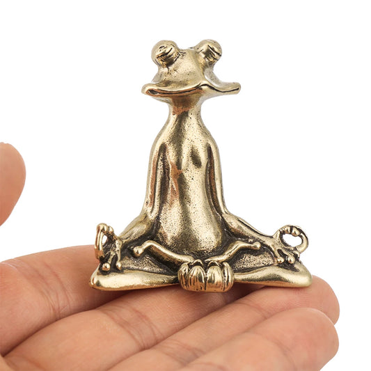 Retro Frog Incense Burner Statue