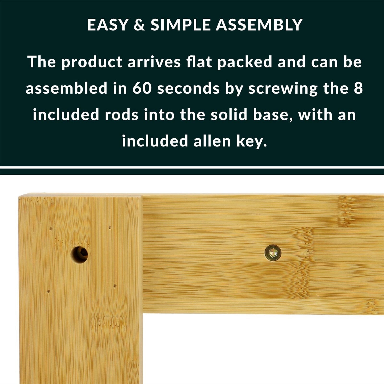 Bamboo Boot Storage Rack