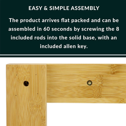 Bamboo Boot Storage Rack