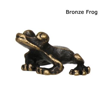 Retro Frog Incense Burner Statue