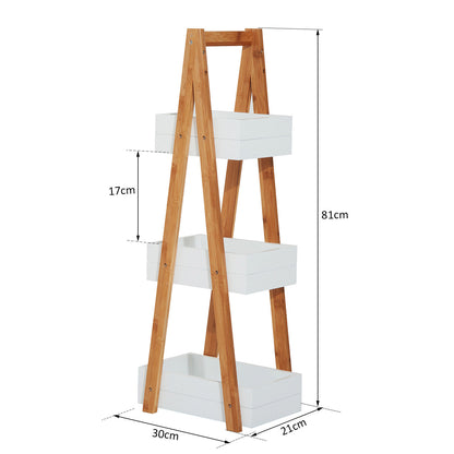3-Tier Bamboo Shelf