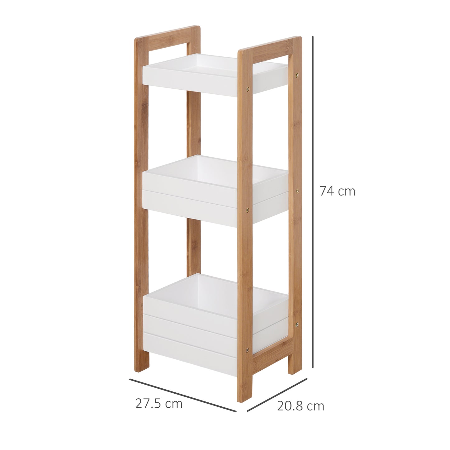 3-Tier Bamboo Shelf